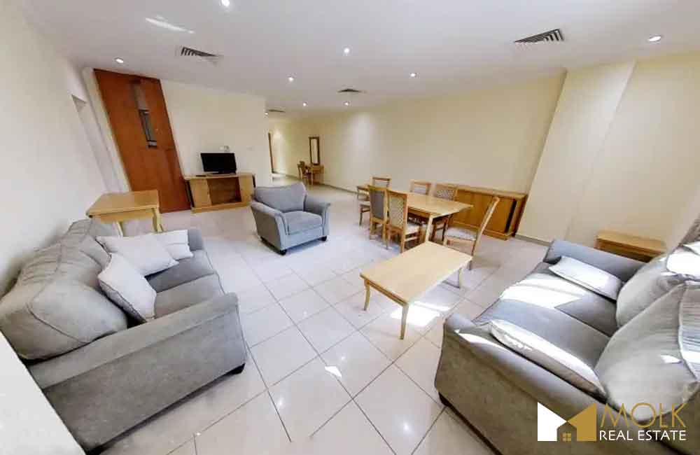 شقة مفروشة بالكامل مكونة من غرفتي نوم وحمامين في المنتزه للعائلات