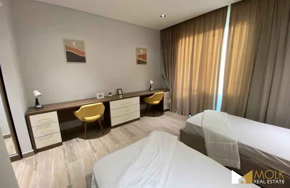 شقة غرفتين وصالة مطلة على البحر للبيع في لوسيل مارينا