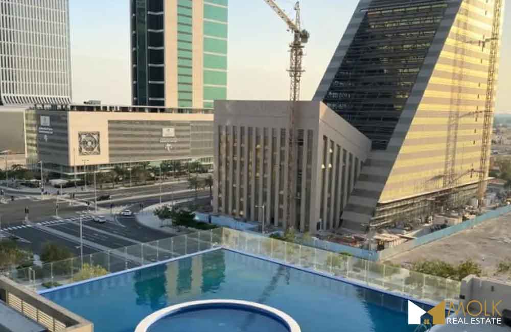 شقة غرفتين وصالة مطلة على البحر للبيع في لوسيل مارينا