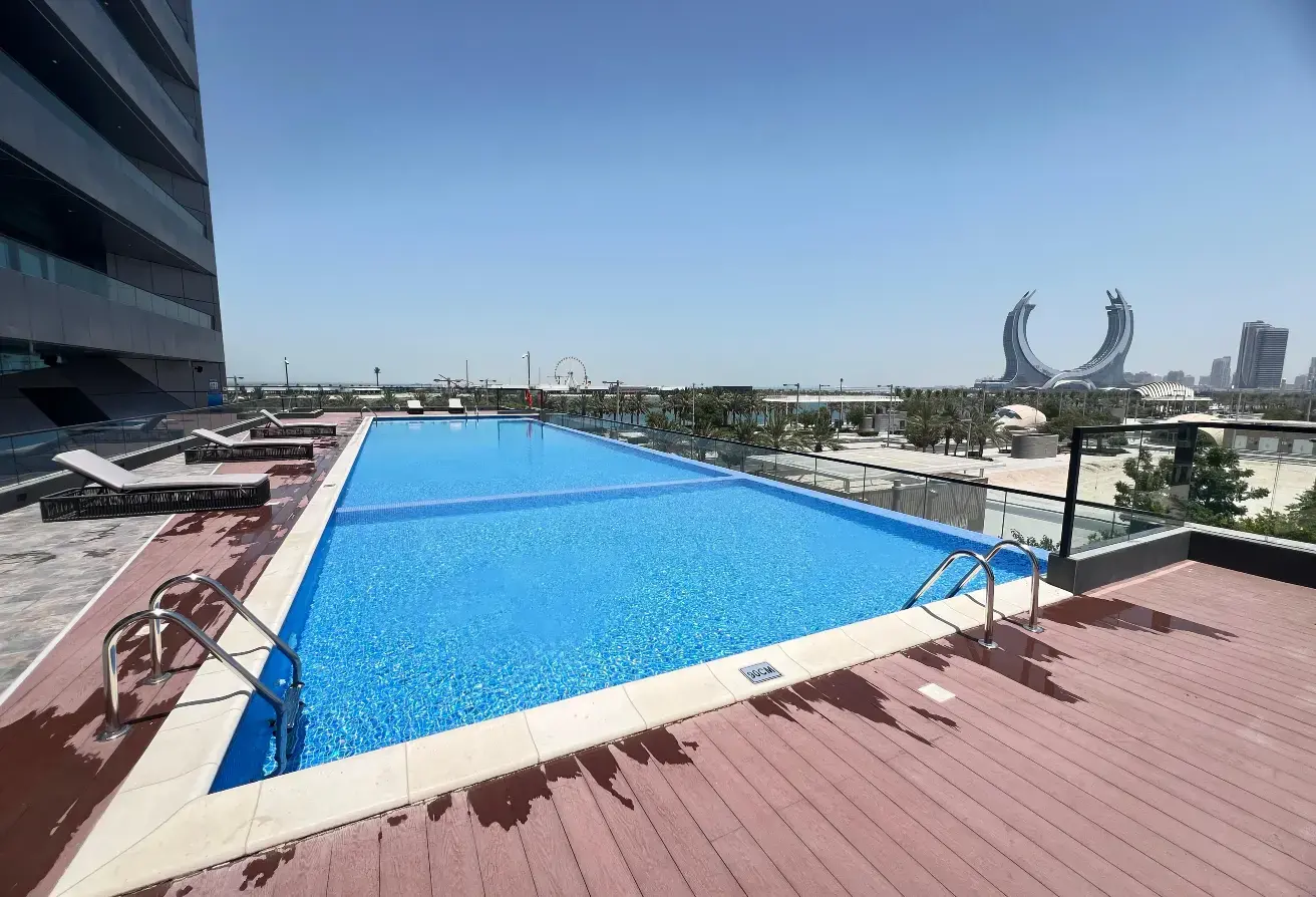 Appartement TOUT NEUF de 2 chambres entièrement meublé, à louer à Lusail MARINA