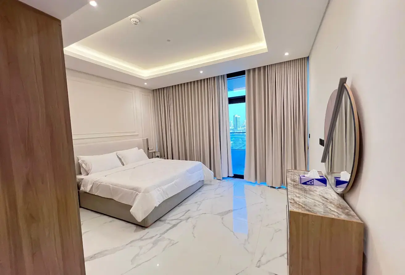 Appartement TOUT NEUF de 2 chambres entièrement meublé, à louer à Lusail MARINA