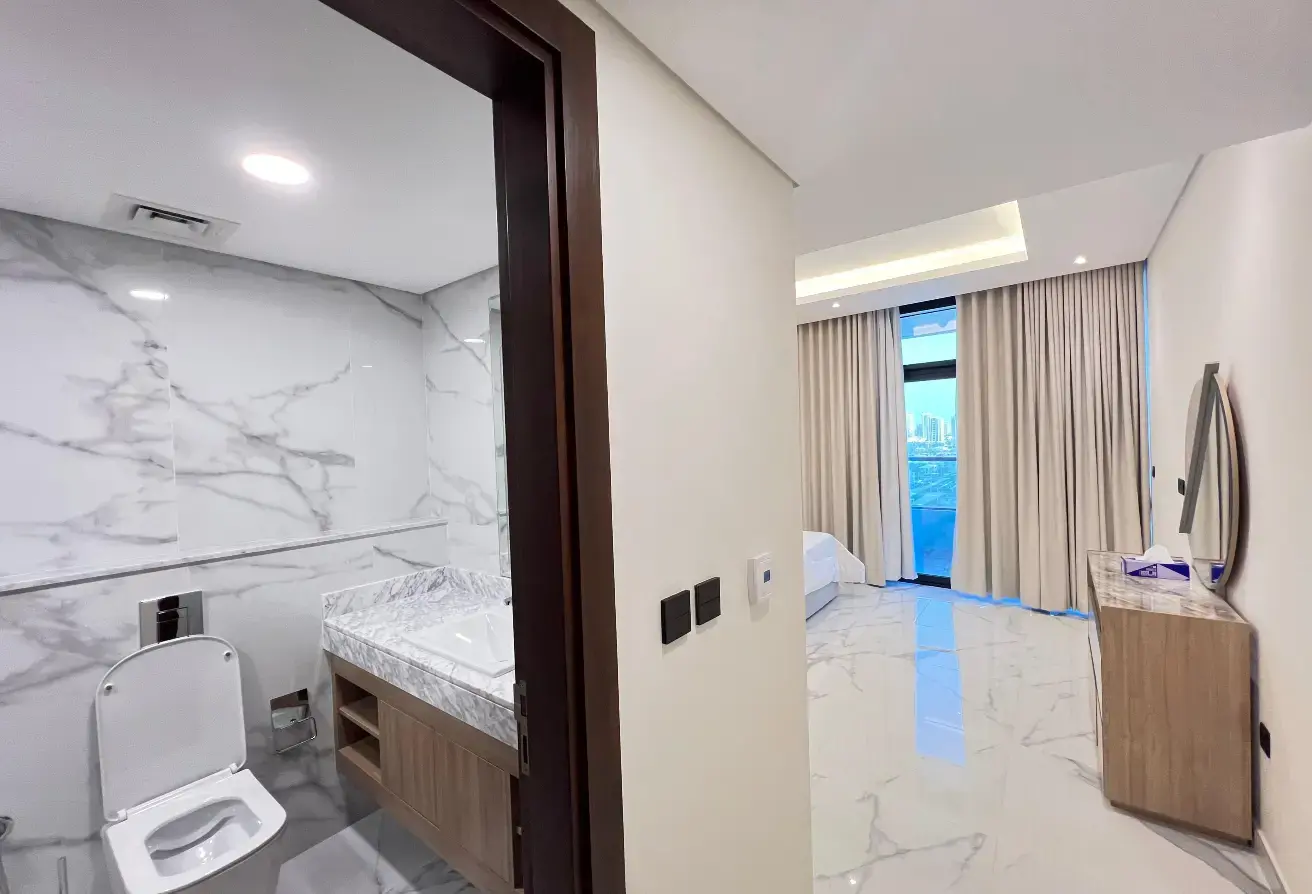 Appartement TOUT NEUF de 2 chambres entièrement meublé, à louer à Lusail MARINA
