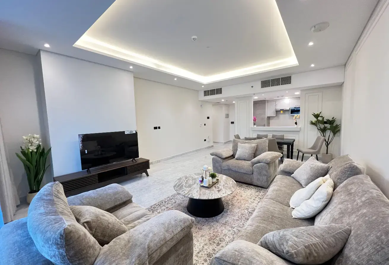 Appartement TOUT NEUF de 2 chambres entièrement meublé, à louer à Lusail MARINA