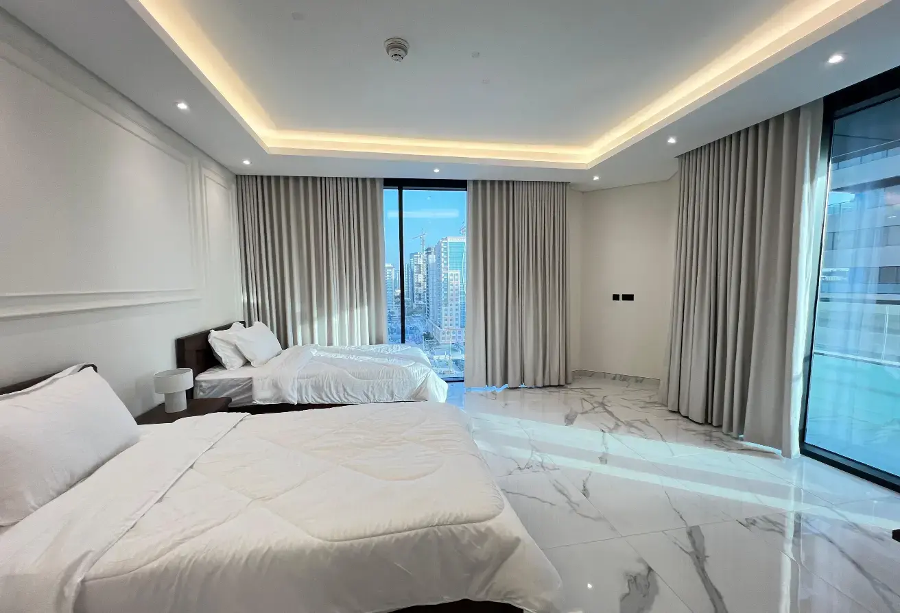 Appartement TOUT NEUF de 2 chambres entièrement meublé, à louer à Lusail MARINA