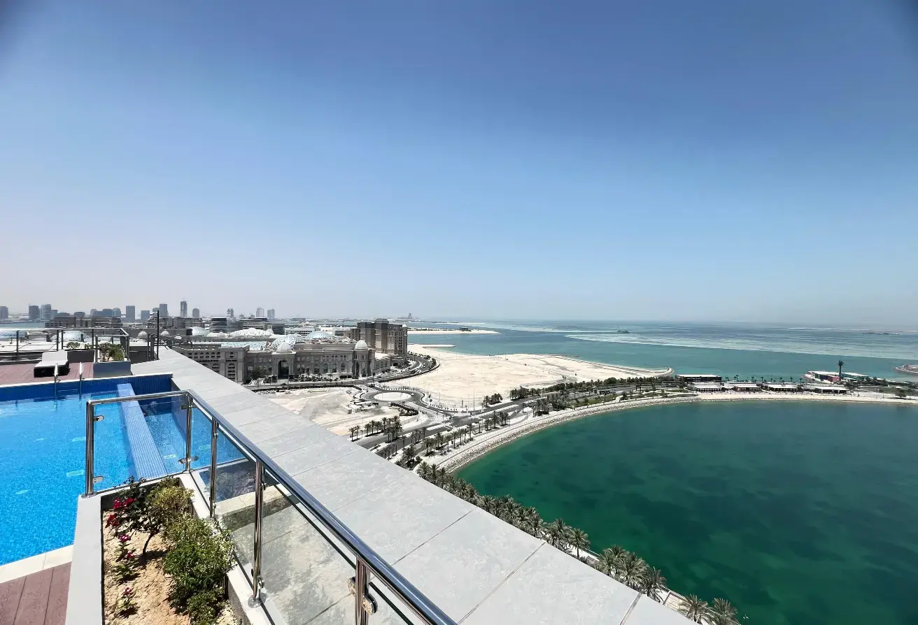 Appartement TOUT NEUF de 2 chambres entièrement meublé, à louer à Lusail MARINA