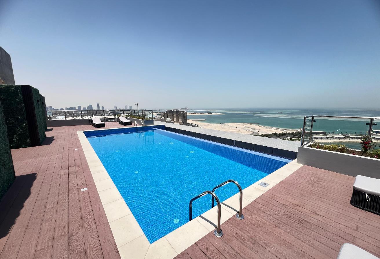 Appartement TOUT NEUF de 2 chambres entièrement meublé, à louer à Lusail MARINA