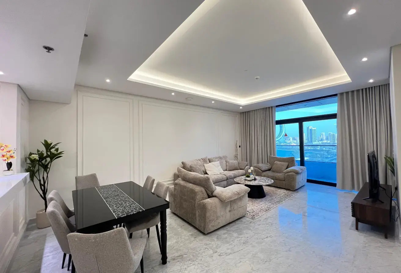 Appartement TOUT NEUF de 2 chambres entièrement meublé, à louer à Lusail MARINA