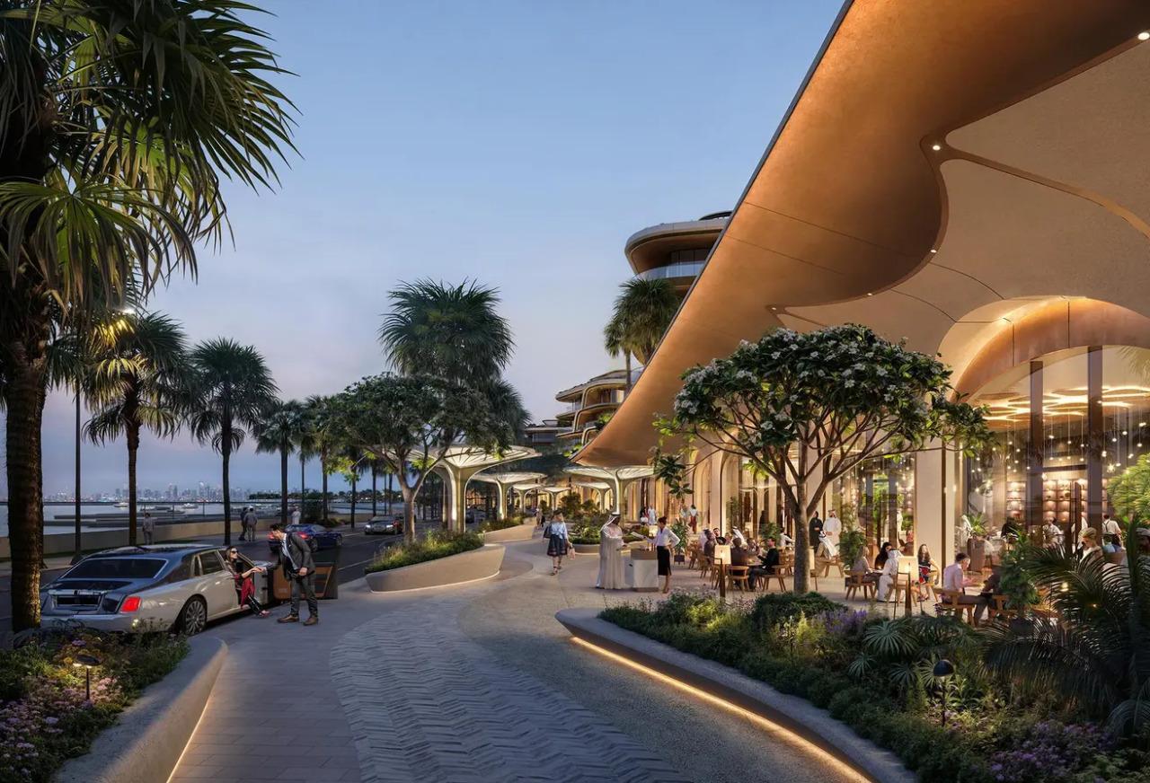 Apartamento de lujo de 1 dormitorio en venta en la isla de Qetaifan