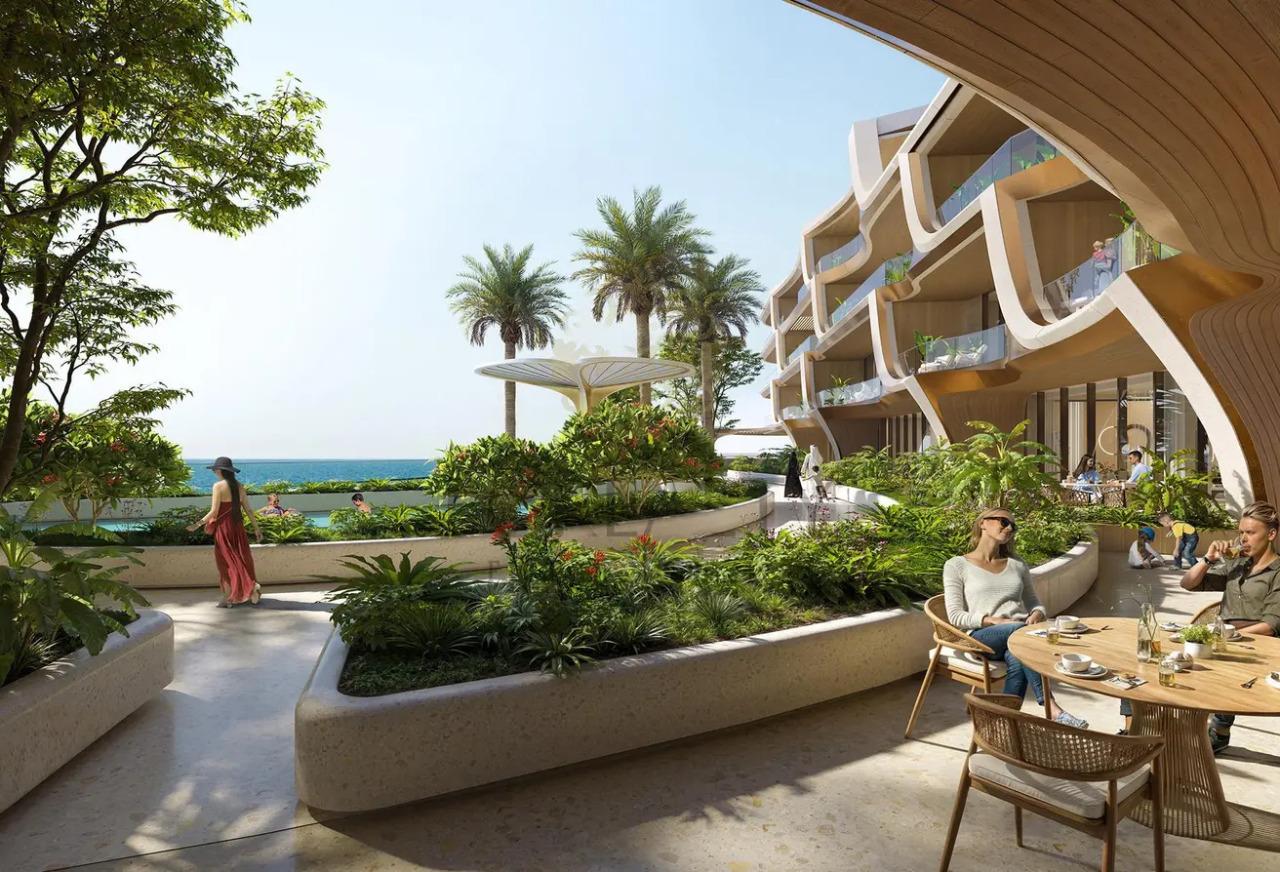 Apartamento de lujo de 1 dormitorio en venta en la isla de Qetaifan