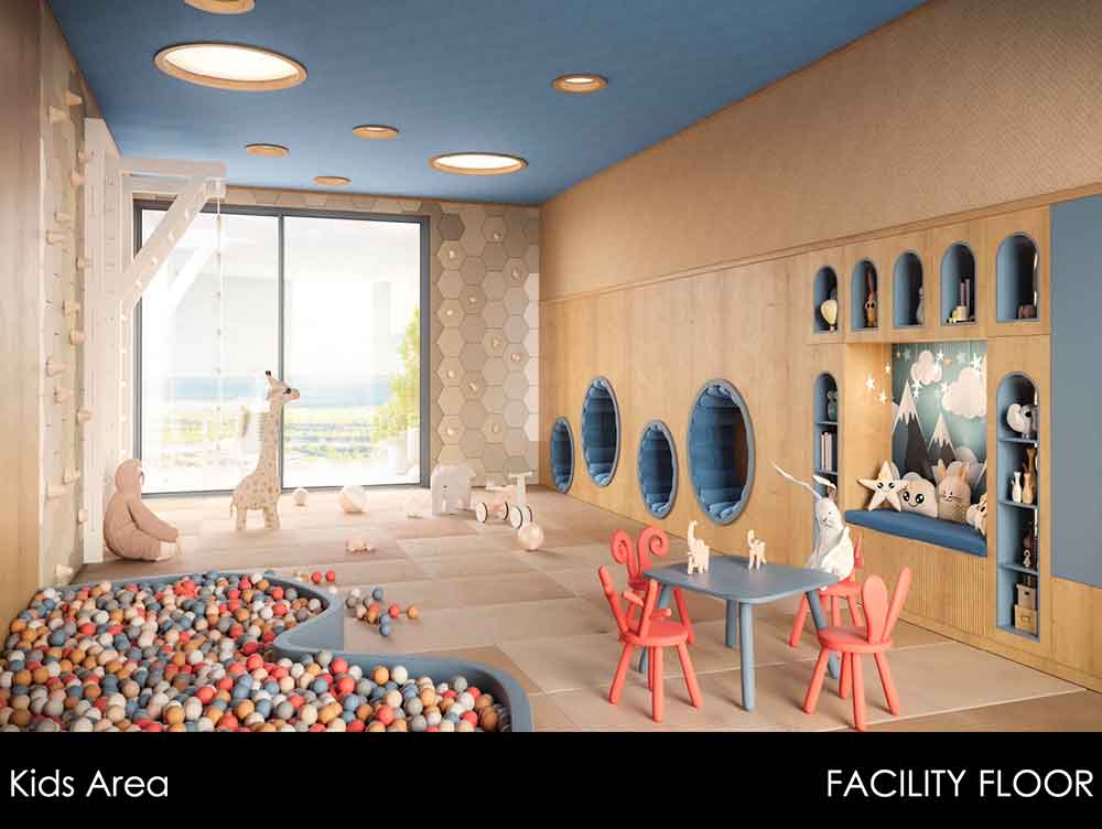 Appartements 1BHK et 2BHK (Résidences de luxe 7, Marina - 7, quartier de la Marina)