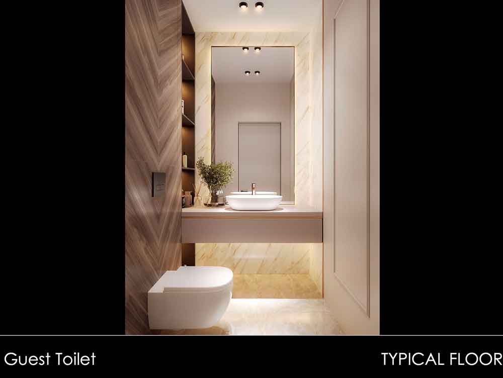 Appartements 1BHK et 2BHK (Résidences de luxe 7, Marina - 7, quartier de la Marina)