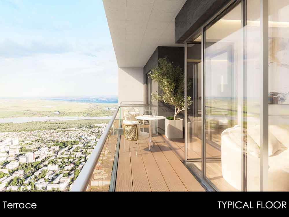 Appartements 1BHK et 2BHK (Résidences de luxe 7, Marina - 7, quartier de la Marina)