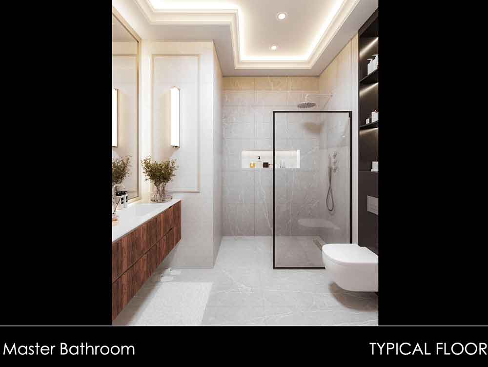 Appartements 1BHK et 2BHK (Résidences de luxe 7, Marina - 7, quartier de la Marina)