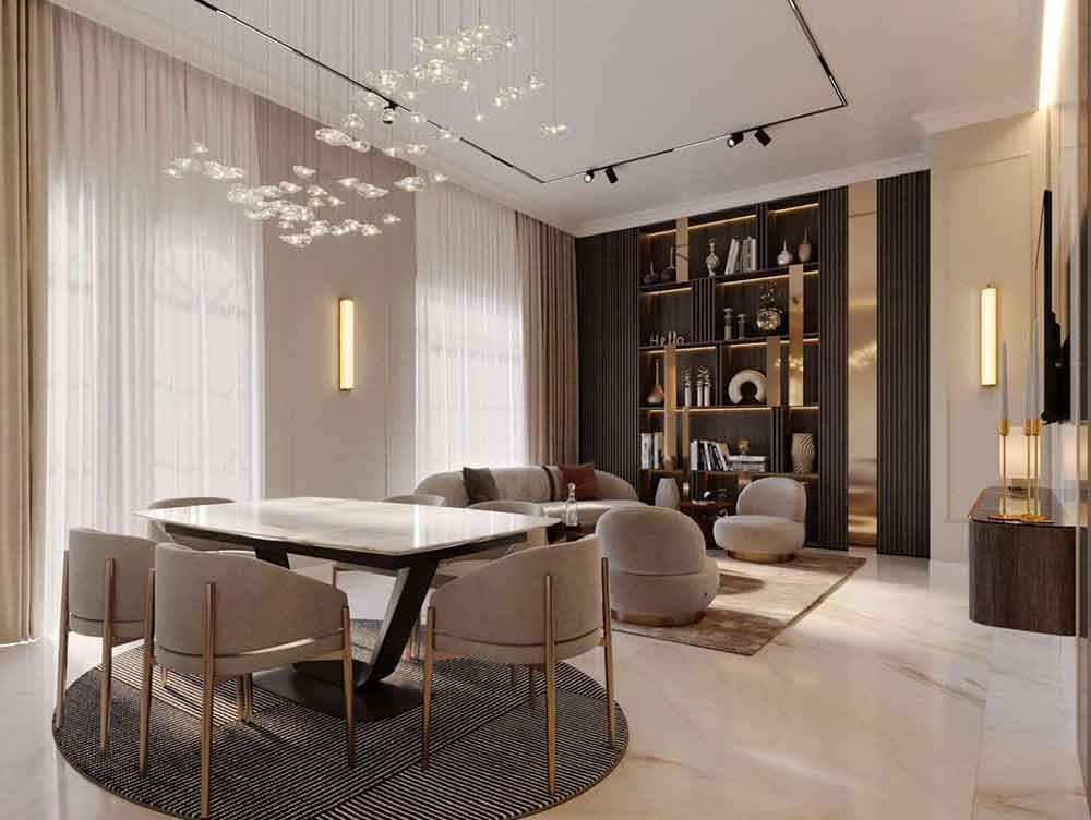 Appartements 1BHK et 2BHK (Résidences de luxe 7, Marina - 7, quartier de la Marina)