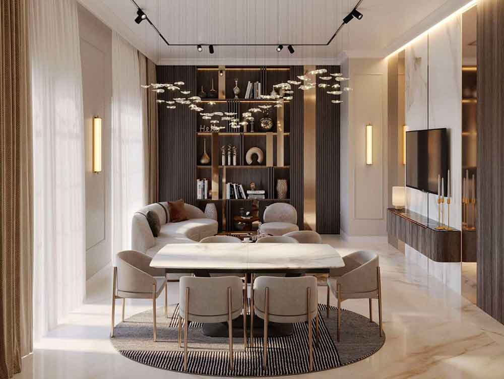 Appartements 1BHK et 2BHK (Résidences de luxe 7, Marina - 7, quartier de la Marina)