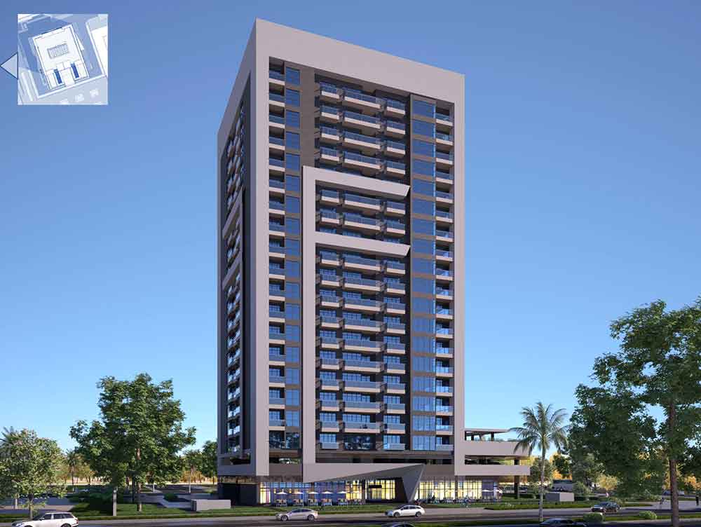 Appartements 1BHK et 2BHK (Résidences de luxe 7, Marina - 7, quartier de la Marina)