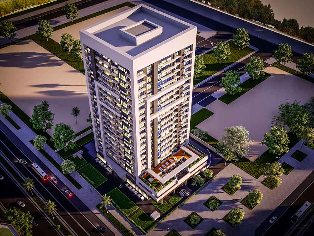 Appartements 1BHK et 2BHK (Résidences de luxe 7, Marina - 7, quartier de la Marina)